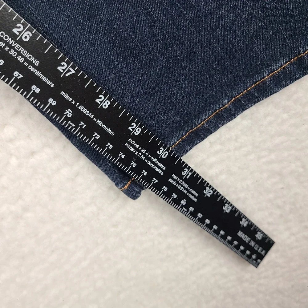 Lucky Brand Jeans Boys 18‎ Blue Classic Straight Leg Dark Wash Denim *